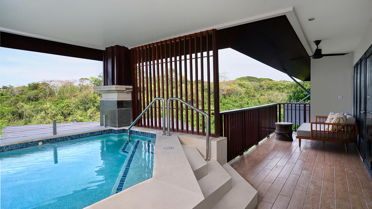 Plunge Pool and Balcony